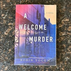 A Welcome Murder by Robin Yocum - Gradient Blue-Purple Paperback
